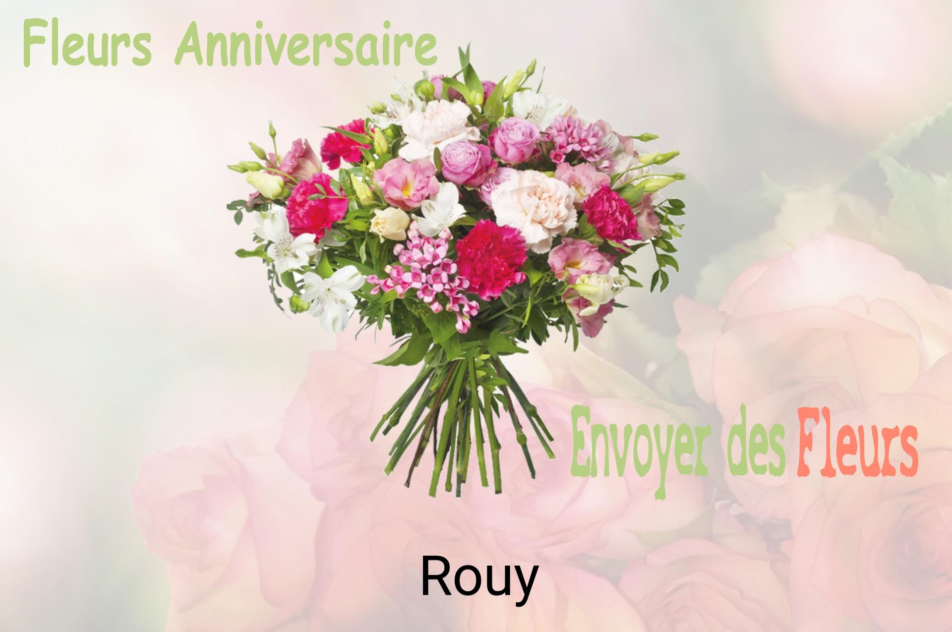 Bouquet de fleurs d’anniversaire livré à Rouy